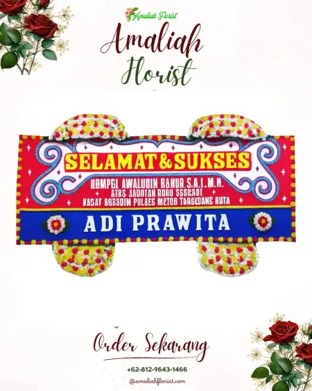 Papan Bunga Ucapan Selamat Sukowono