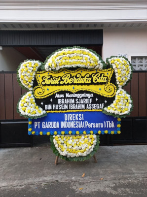Papan Bunga Duka di Sukowono