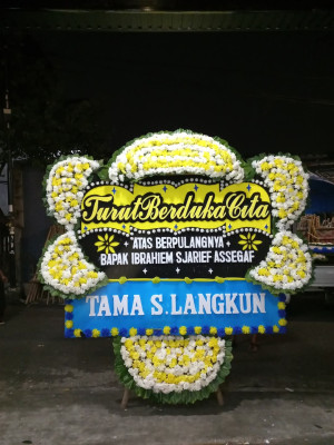 Papan Bunga Duka di Sukowono