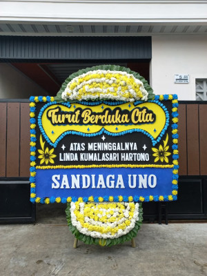 Papan Bunga Duka di Sukowono