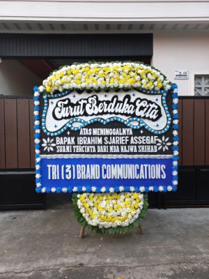Papan Bunga Duka di Sukowono